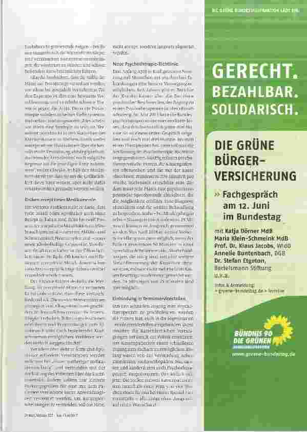 Vorschauseite 2: Zu viele Pillen, zu wenig Gespräche