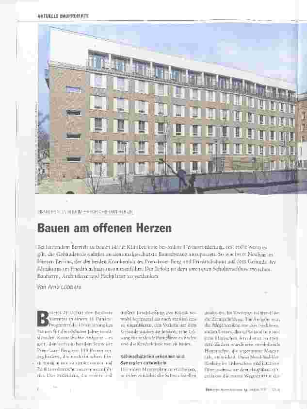 Vorschauseite 1: Bauen am offenen Herzen