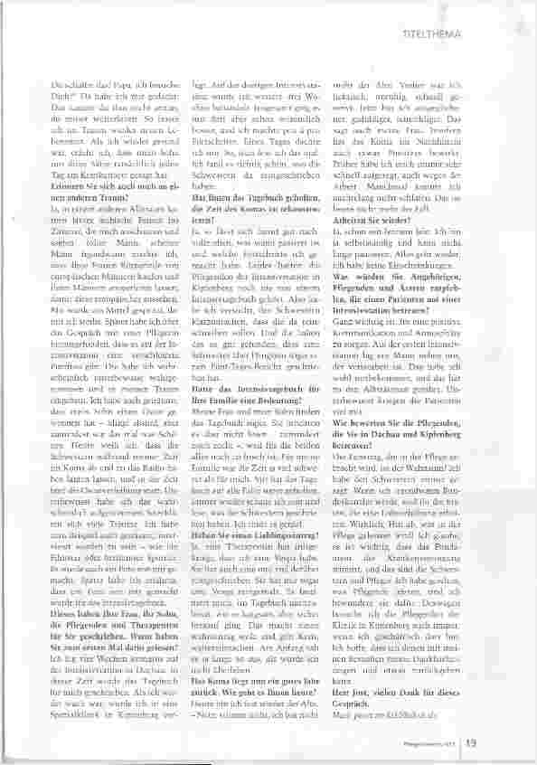 Vorschauseite 2: „Das Intensivtagebuch hat mir sehr geholfen