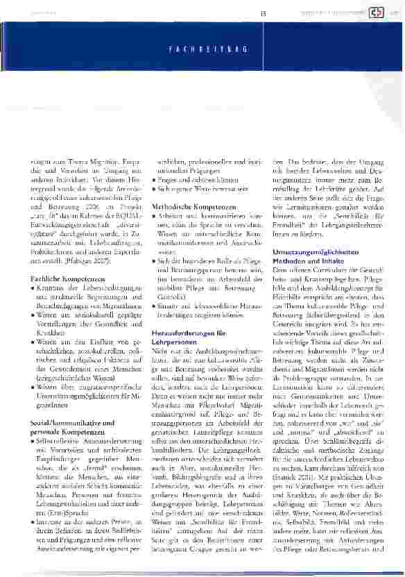Vorschauseite 4: Kultursensible Pflege und Betreuung