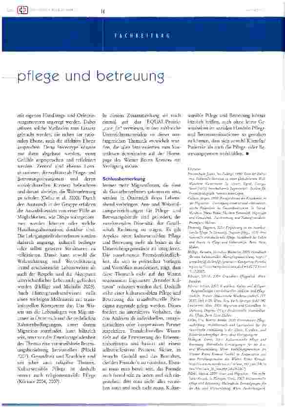 Vorschauseite 5: Kultursensible Pflege und Betreuung