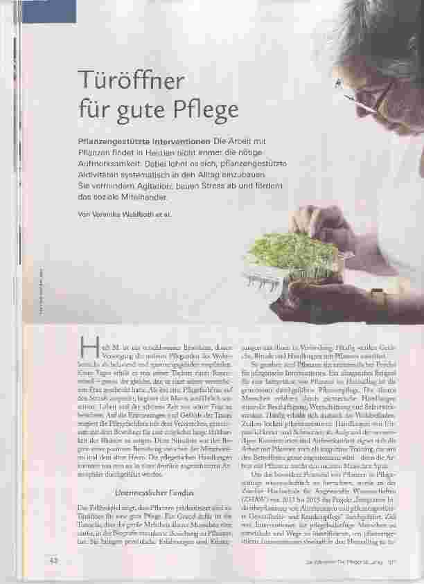 Vorschauseite 1: Türöffner für gute Pflege
