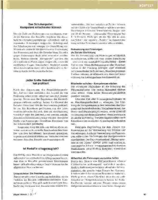 Vorschauseite 2: Weniger Freiheiten einschränken