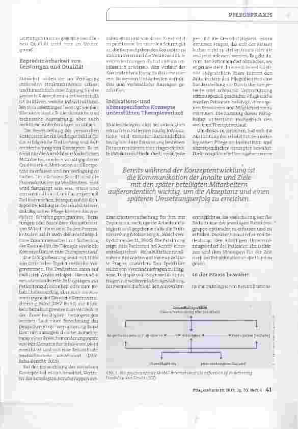 Vorschauseite 2: Konzeptionelle Ansätze in der onkologischen Rehabilitation