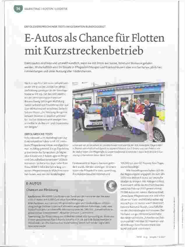 Vorschauseite 1: EAutos als Chance für Flotten mit Kurzstreckenbetrieb