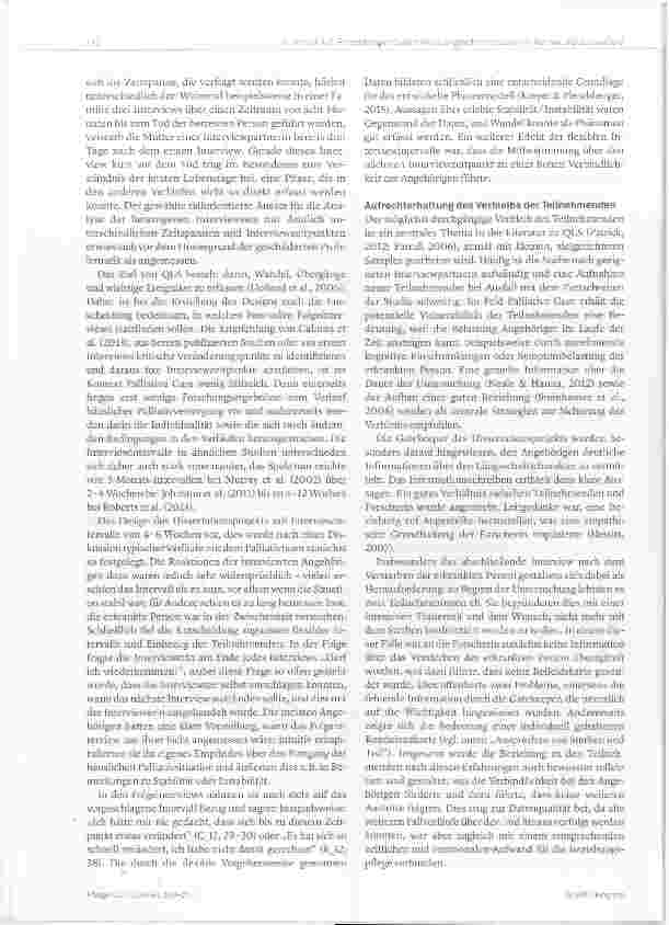 Vorschauseite 4: Qualitative Längsschnittstudien im Forschungsfeld Palliative Care
