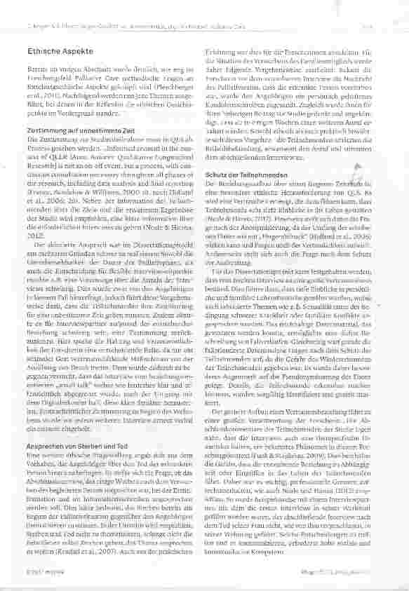 Vorschauseite 5: Qualitative Längsschnittstudien im Forschungsfeld Palliative Care