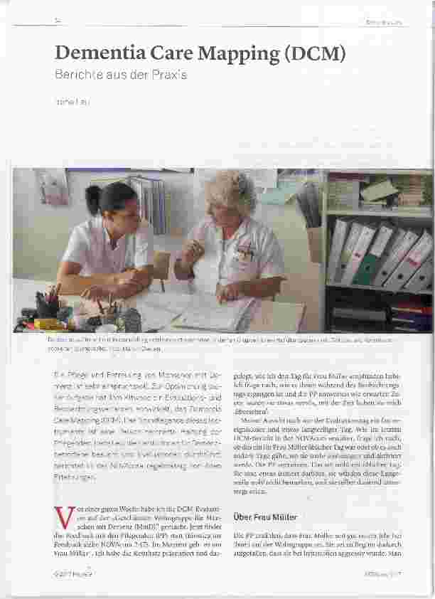 Vorschauseite 1: Dementia Care Mapping (DCM) Berichte aus der Praxis