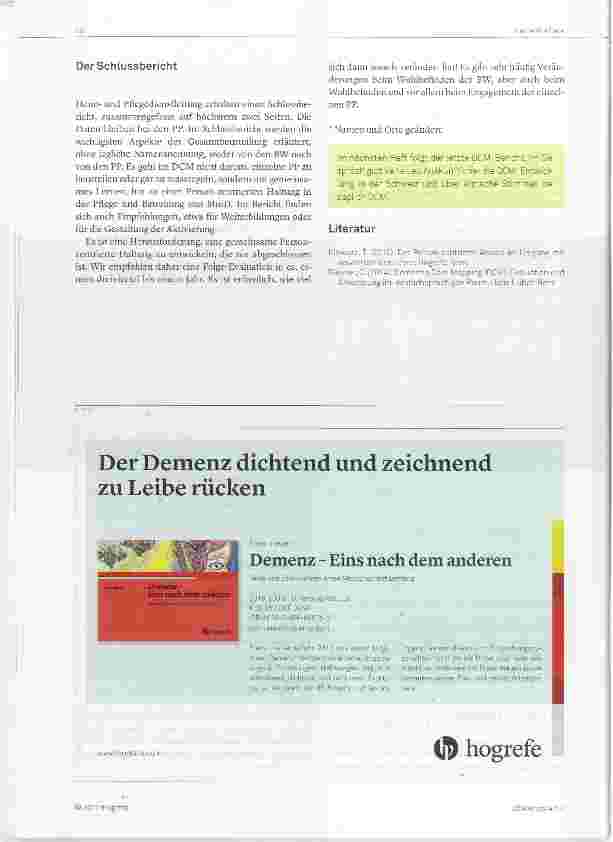 Vorschauseite 3: Dementia Care Mapping (DCM) Berichte aus der Praxis