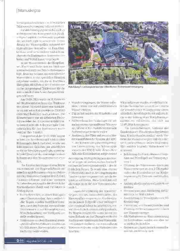 Vorschauseite 3: Störfallmanagement bei coliformen Bakterien im Trinkwassersystem Ursachenfindungund Schadensbegrenzung (Fallstudie)