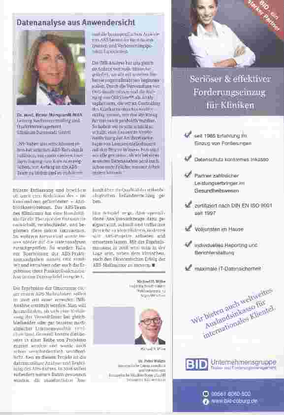 Vorschauseite 3: Die Stunde der Datenanalyse Datengestütztes Infektionsmanagement unterstützt die Optimierung der Antibiotikatherapie