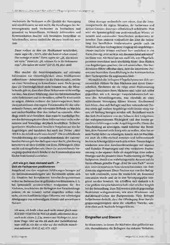 Vorschauseite 5: „Wachsam? Aber sicher! “ Gesundheitsfachpersonen als fachkundige Angehörige und ihre Rolle in der Patientensicherheit