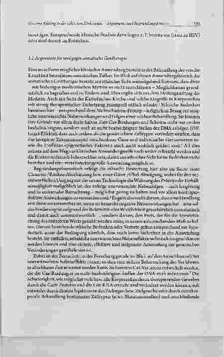 Vorschauseite 3: Genome Editing in der ethischen Diskussion Argumente und Begründungsformen
