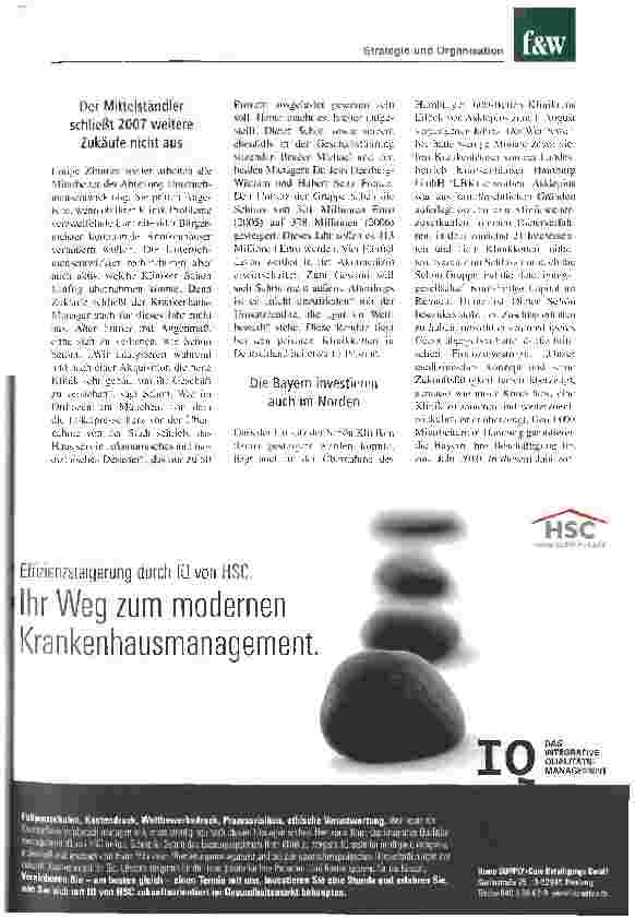 Vorschauseite 2: Ein Mittelständler wird zu einem großen