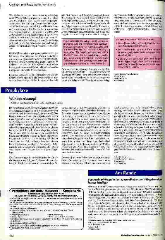 Vorschauseite 2: Unfallversicherungsrecht - Unfallverhütungsvorschriften (UVV) enthalten wichtige Verhaltensmaßregeln