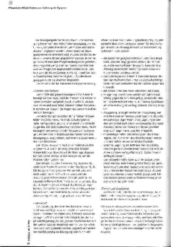 Vorschauseite 2: Pflegerische Möglichkeiten zur Linderung der Dyspnoe