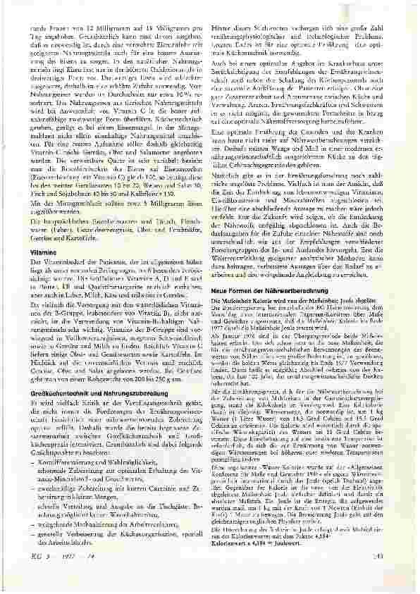 Vorschauseite 3: Aktuelle Fragen der Gemeinschaftsverpflegung