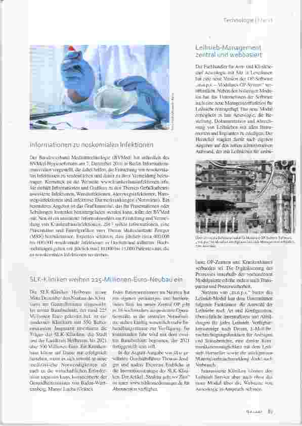 Vorschauseite 4: Staffel lauf für Kliniken