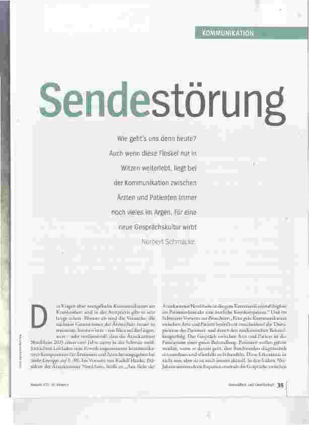 Vorschauseite 1: Sendestörung