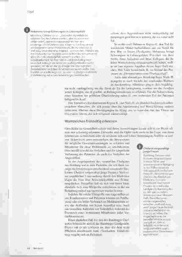 Vorschauseite 2: Ärzte und Pfleger als Täter