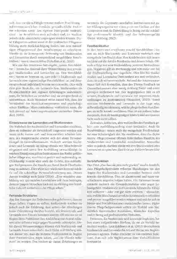 Vorschauseite 5: Zwischen Anspruch und Realität Die praktische Pfiegeausbiidung aus der Perspektive vonStudierenden, Lernenden und Berufsbiidner/-innen im Kanton St. Gallen
