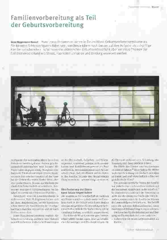 Vorschauseite 1: Familienvorbereitung als Teil der Geburtsvorbereitung