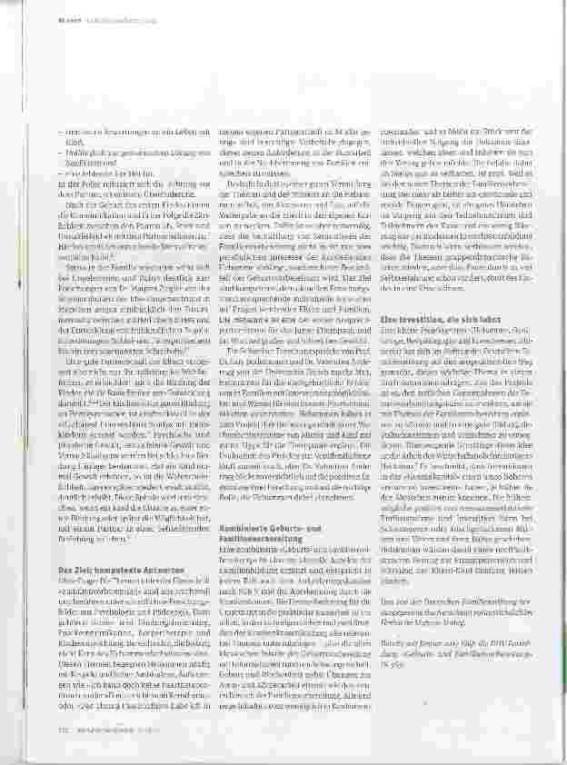 Vorschauseite 2: Familienvorbereitung als Teil der Geburtsvorbereitung