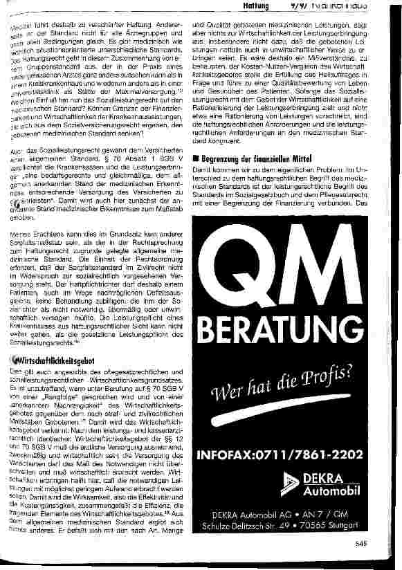 Vorschauseite 4: Finanzierungsengpässe und Haftung