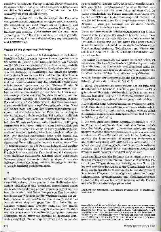 Vorschauseite 3: Gesundheit und Erwerbstätigkeit der Frau im mittleren Lebensalter