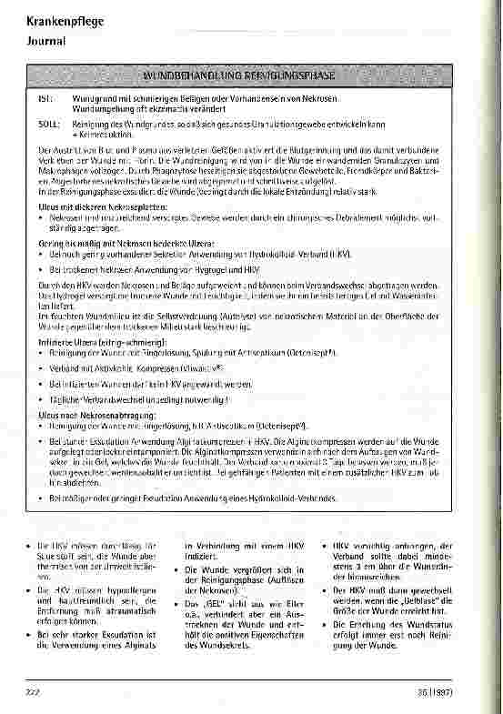 Vorschauseite 2: Ulcus cruris venosum Teil 2: Symptome, klinisches Bild, Therapie, Dokumentation