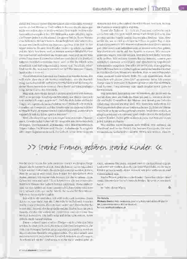 Vorschauseite 2: Wie wirst du wohl gebären, meine Tochter?