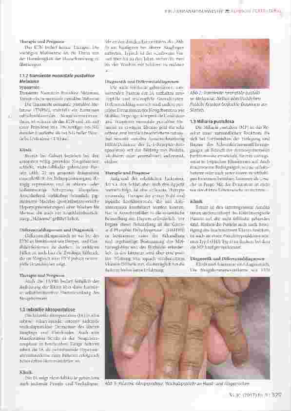 Vorschauseite 2: Differenzialdiagnosen pustulöser Erkrankungen bei Neugeborenen