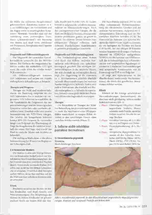 Vorschauseite 6: Differenzialdiagnosen pustulöser Erkrankungen bei Neugeborenen