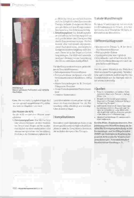 Vorschauseite 3: PFLEGELEXIKON DIE SERIE ZUM SAMMELN Lymphödem Diagnostik und Therapie