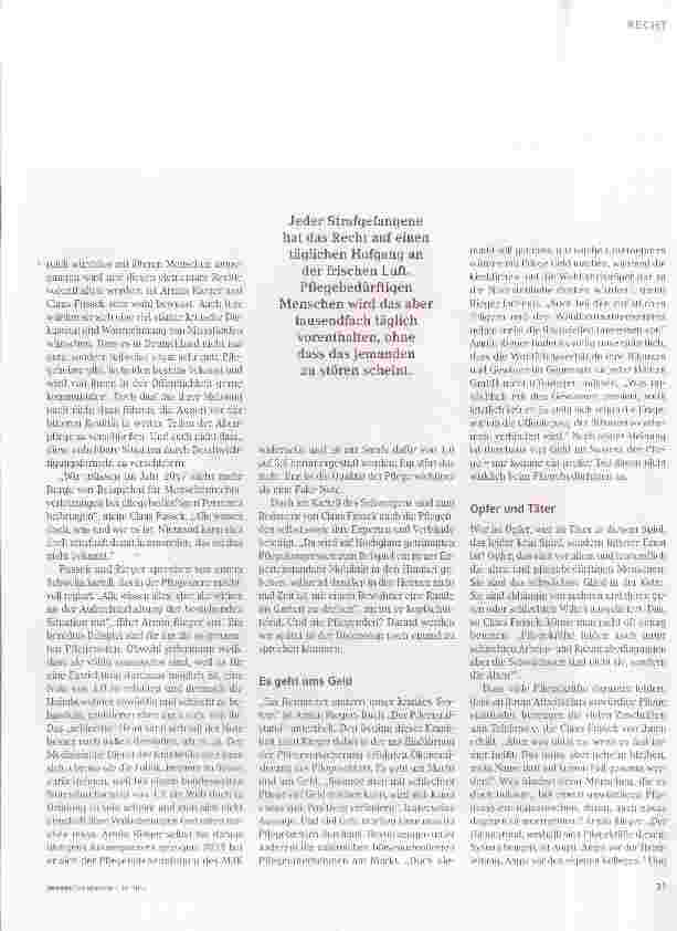 Vorschauseite 2: Jeder weiß es, alle schweigen!