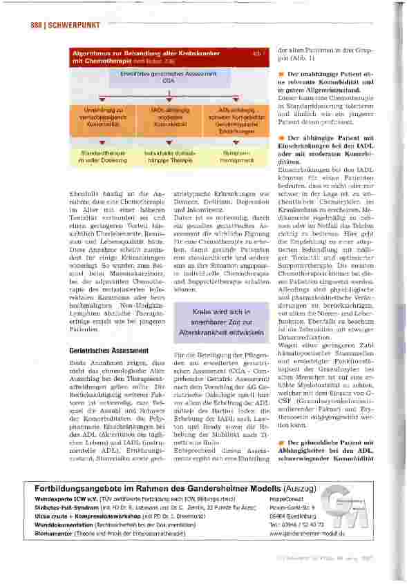 Vorschauseite 3: Chemotherapie im Alter