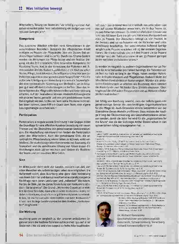 Vorschauseite 2: Pflege braucht Management