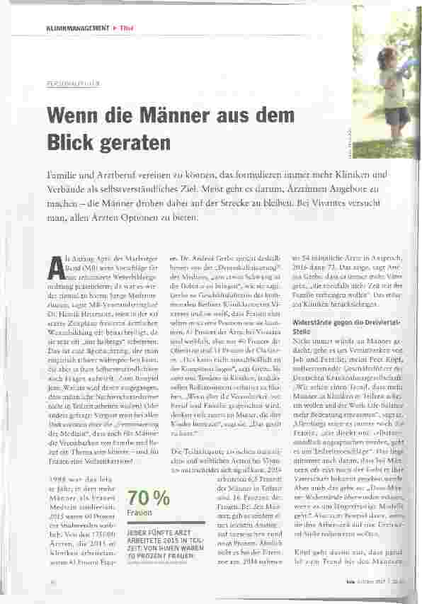 Vorschauseite 1: Wenn die Männer aus dem Blick geraten