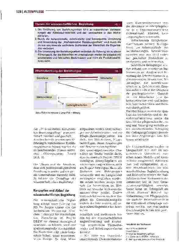 Vorschauseite 3: Kongruente Beziehungspflege - Demenz - Beziehung -Zuwendung - Wirtschaftlichkeit