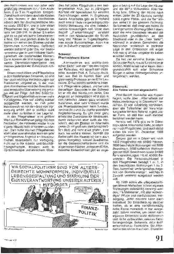 Vorschauseite 2: Nur wenige Alternativen zum Altenheim