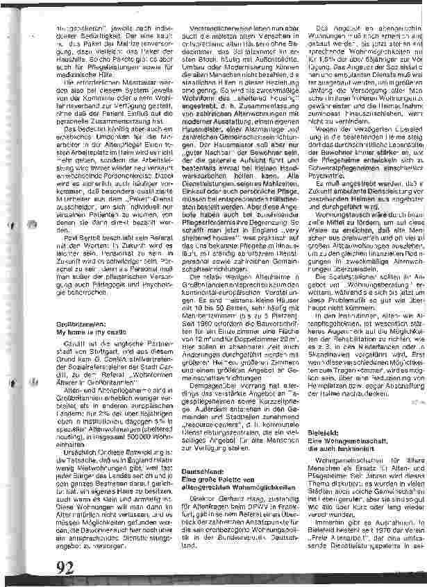 Vorschauseite 3: Nur wenige Alternativen zum Altenheim