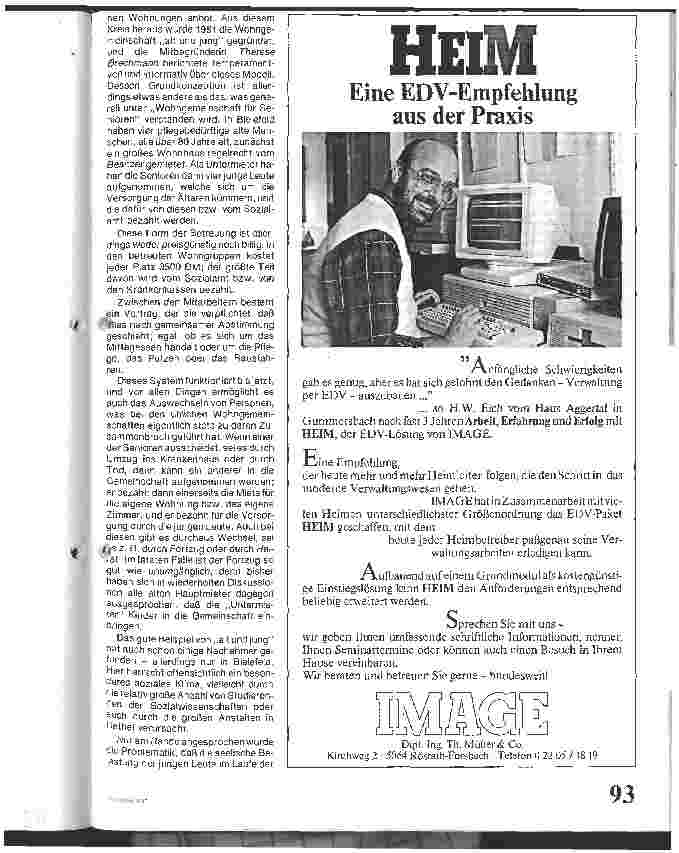 Vorschauseite 4: Nur wenige Alternativen zum Altenheim