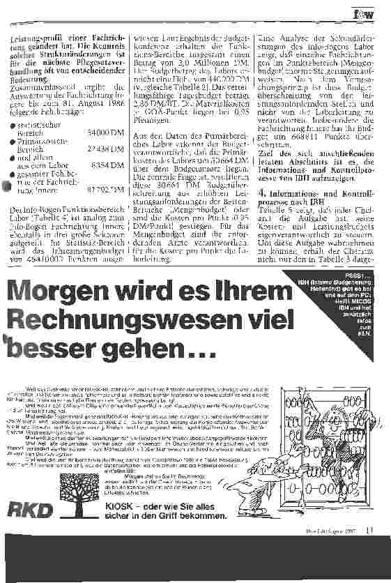 Vorschauseite 6: IBH - Interne Budgetierung Hohenlind ; Budgetierung der medizinischen Sachkosten- 12 Monate praktische Erfahrungen