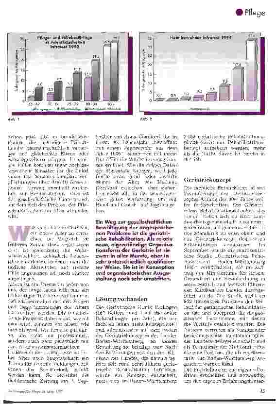 Vorschauseite 2: Die Rolle der Pflege in der geriatrischen Rehabilitation