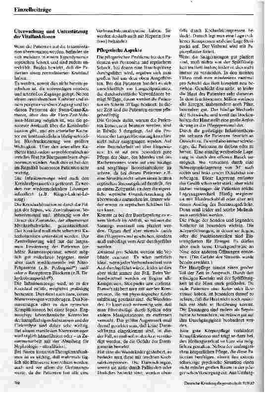Vorschauseite 4: Der septische abdominalchirurgische Patient Pflegerische Besonderheiten
