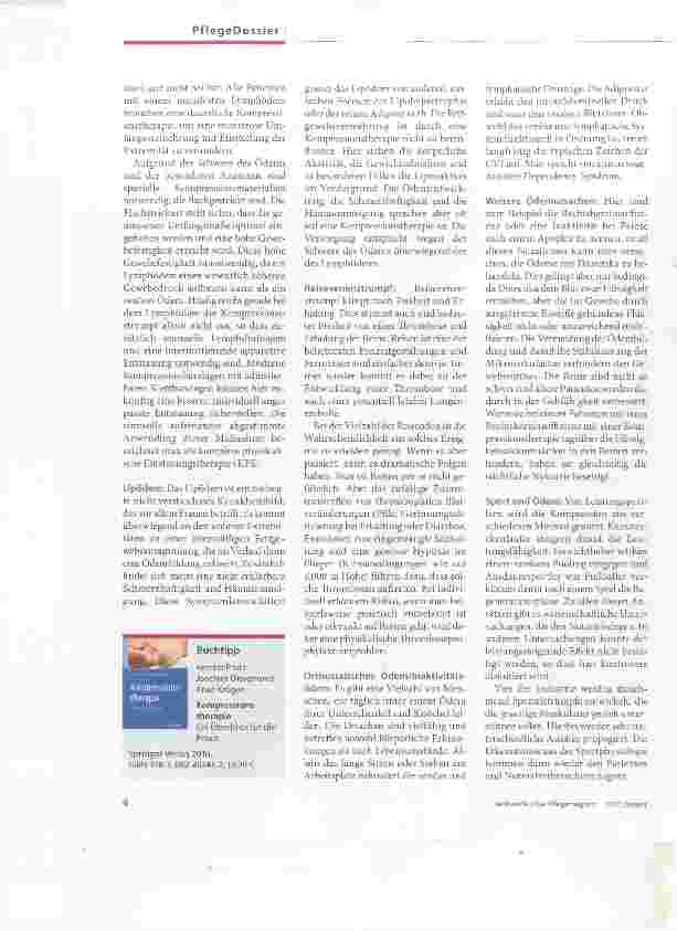 Vorschauseite 2: Indikationen für Kompressionstherapie
