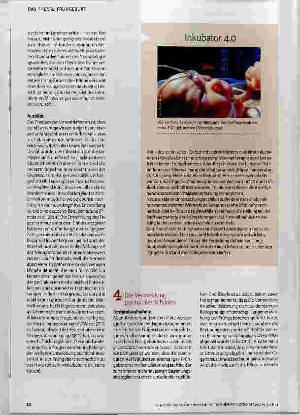 Vorschauseite 5: Die »Big Five« der Neonatologie