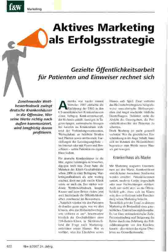 Vorschauseite 1: Aktraktives Marketing als Erfolgsstrategie