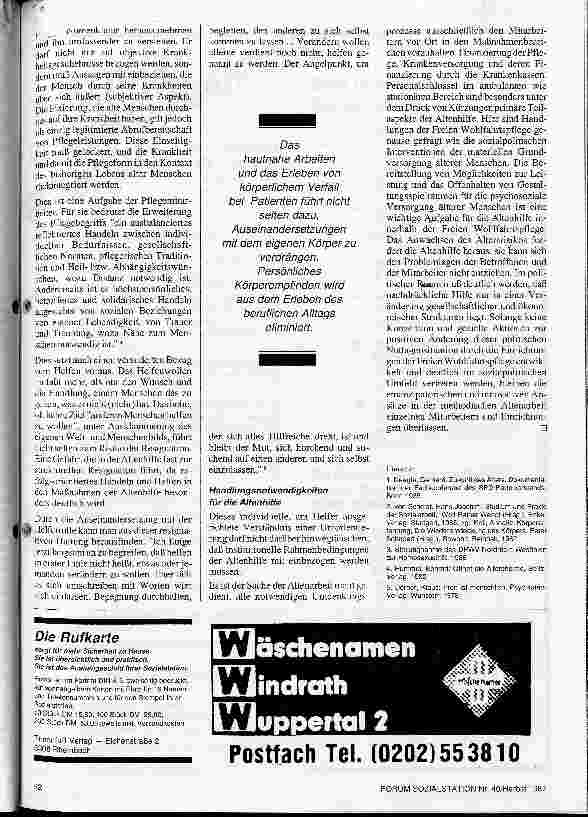 Vorschauseite 2: Helferrolle und Körperlichkeit