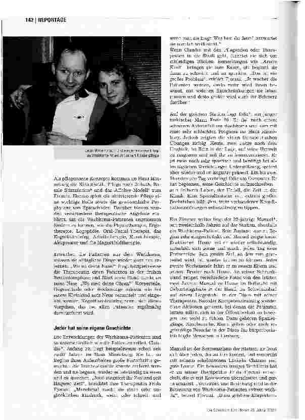 Vorschauseite 3: Leben im Wachkoma